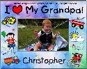 I love my grandma and grandpa frame