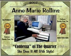 Employee Of The Quarter Award frame ©DLE, Inc.