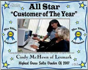 All Star Award frame ©DLE, Inc.