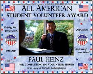 All American Award frame ©DLE, Inc.