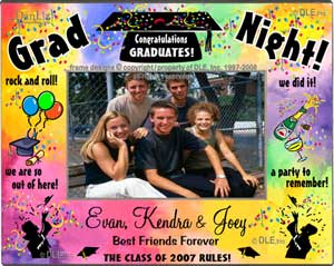 Fun Graduation Party frame ©DLE, Inc.