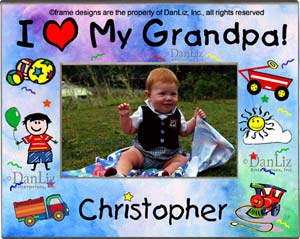 I Love My Grandpa frame ©DLE, Inc.