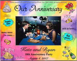 Anniversary frame ©DLE, Inc.