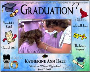 Graduation frame ©DLE, Inc.