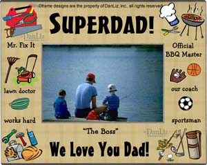 Superdad frame &copy;DLE, Inc.